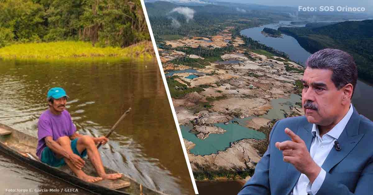 La gigante mina de oro de Nicolás Maduro que está acabando con el río Orinoco en Colombia
