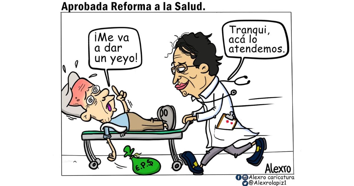 Caricatura: Aprobada Reforma a la Salud (I)
