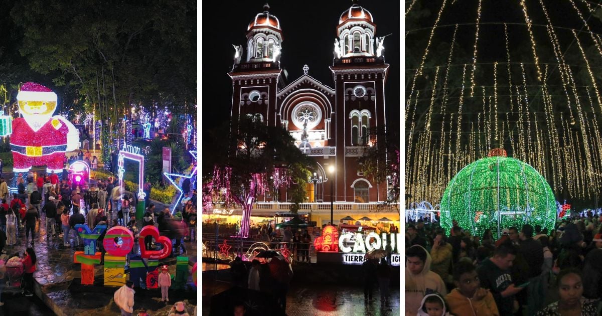 Los tres pueblos cerca de Bogotá para ver los alumbrados navideños más bonitos 