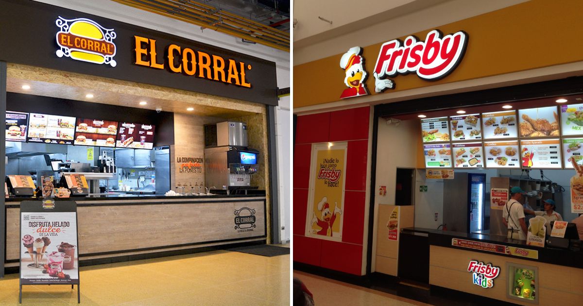 Frisby, El Corral y Crepes los negocios con más locales en Colombia
