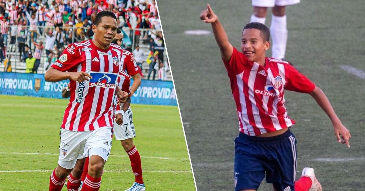 El hijo de Bacca que la está rompiendo en las inferiores del Junior de Barranquilla
