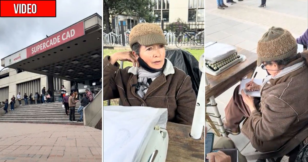 La tramitadora que lleva 46 años haciendo declaraciones de renta y otros papeleos en la calle