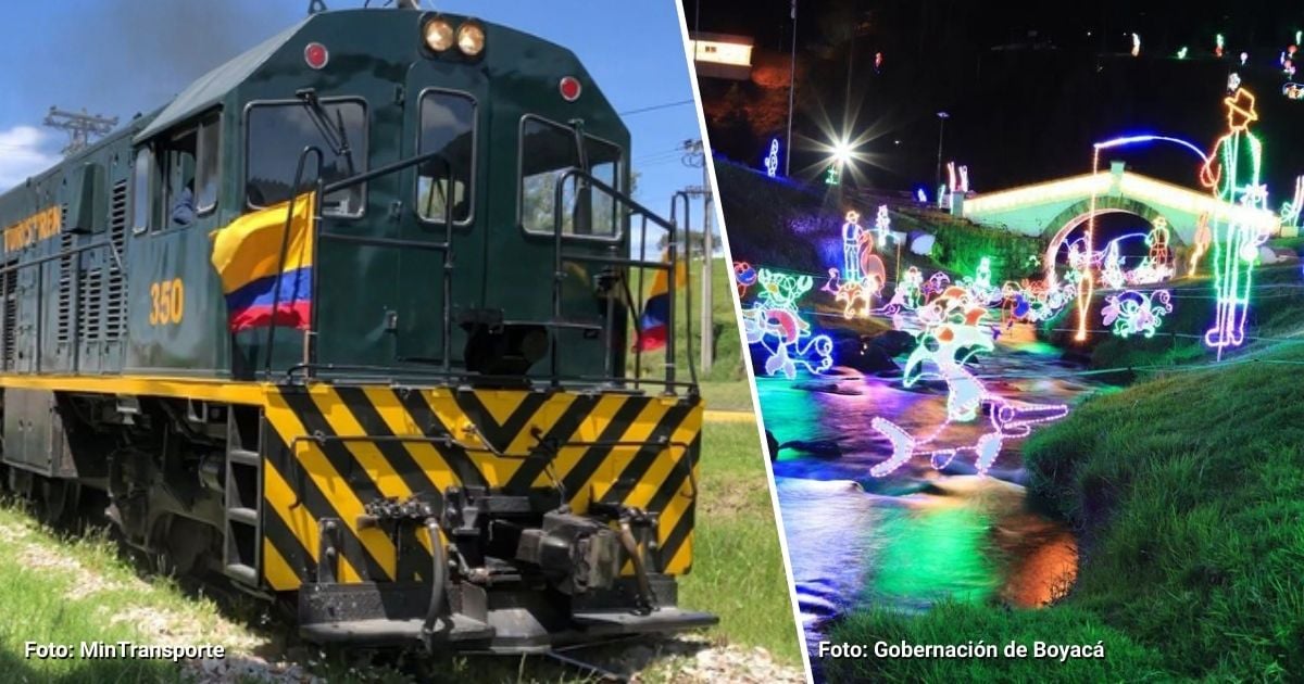 Tren de Boyacá, un plan navideño que recorre 3 pueblos y solo vale $14 mil 