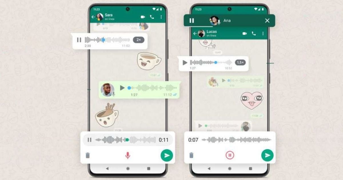 La nueva actualización de WhatsApp que permite enviar mensajes de voz que desaparecen 
