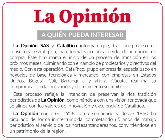  - La Opinión: el diario salvado por un joven barranquillero