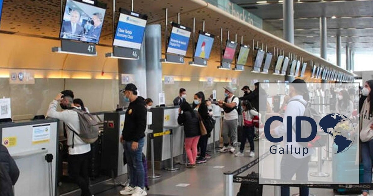 La mitad de los colombianos estarían listos para irse del país según CID Gallup