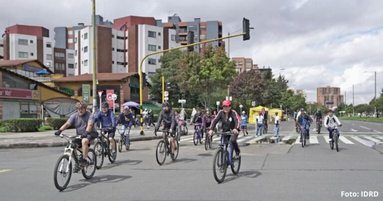 ciclovía de Bogotá