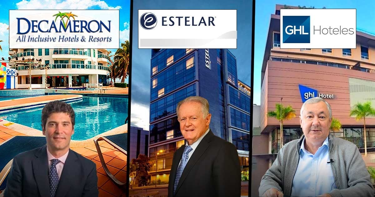Tres empresarios mandan en el negocio de los hoteles en Colombia