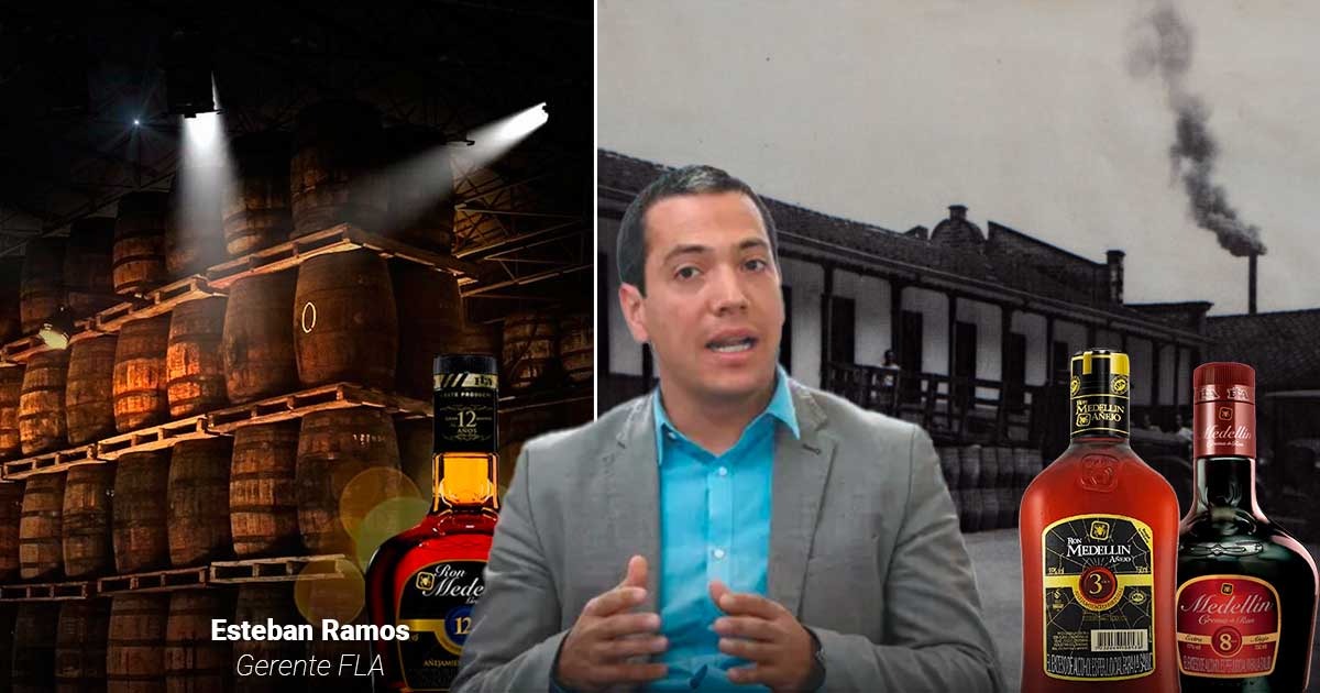Así empezó Ron Medellín, el trago que puso a volar la Fábrica  Licorera de Antioquia