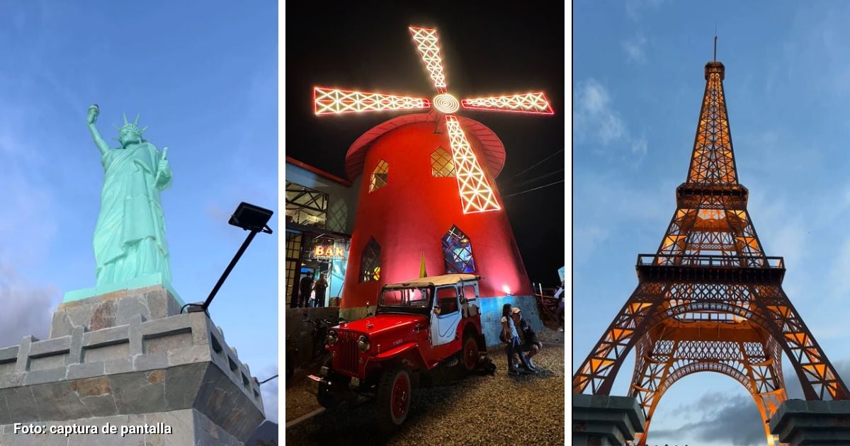 El lugar en Cundinamarca donde puede conocer la Torre Eiffel y la Estatua de la Libertad gratis