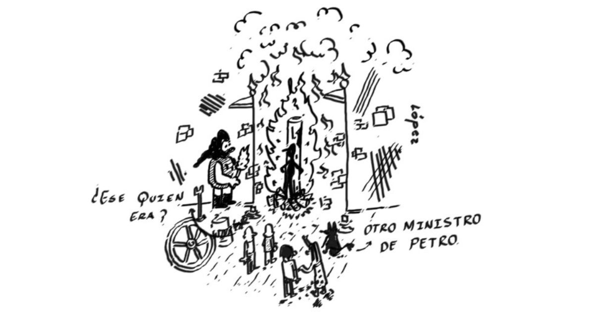 Caricatura: Los min-quemados