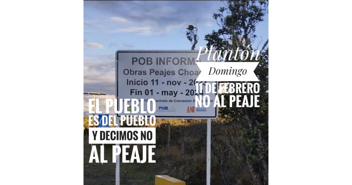 ¿Por qué prosigue la construcción de un peaje en medio de una zona de reserva en la vía Choachí-Bogotá?