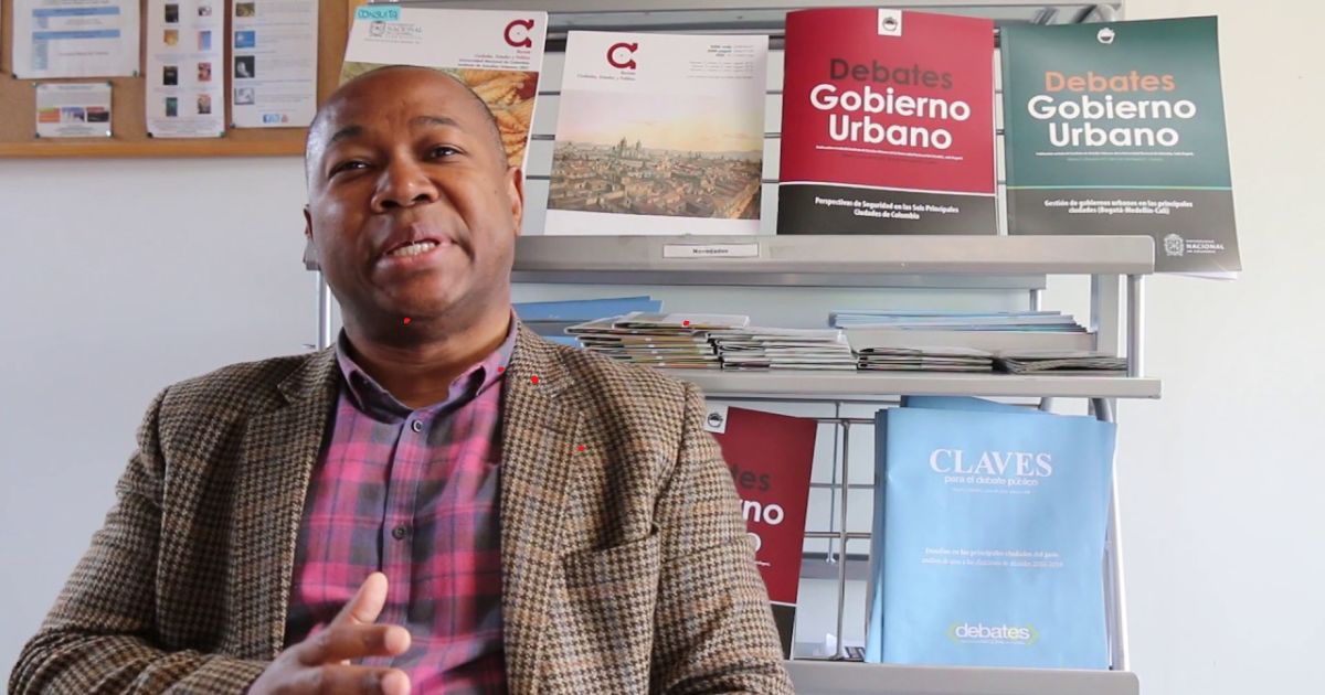 Moisés Cetré, el afrocolombiano que quiere ser rector de la Universidad Nacional de Colombia