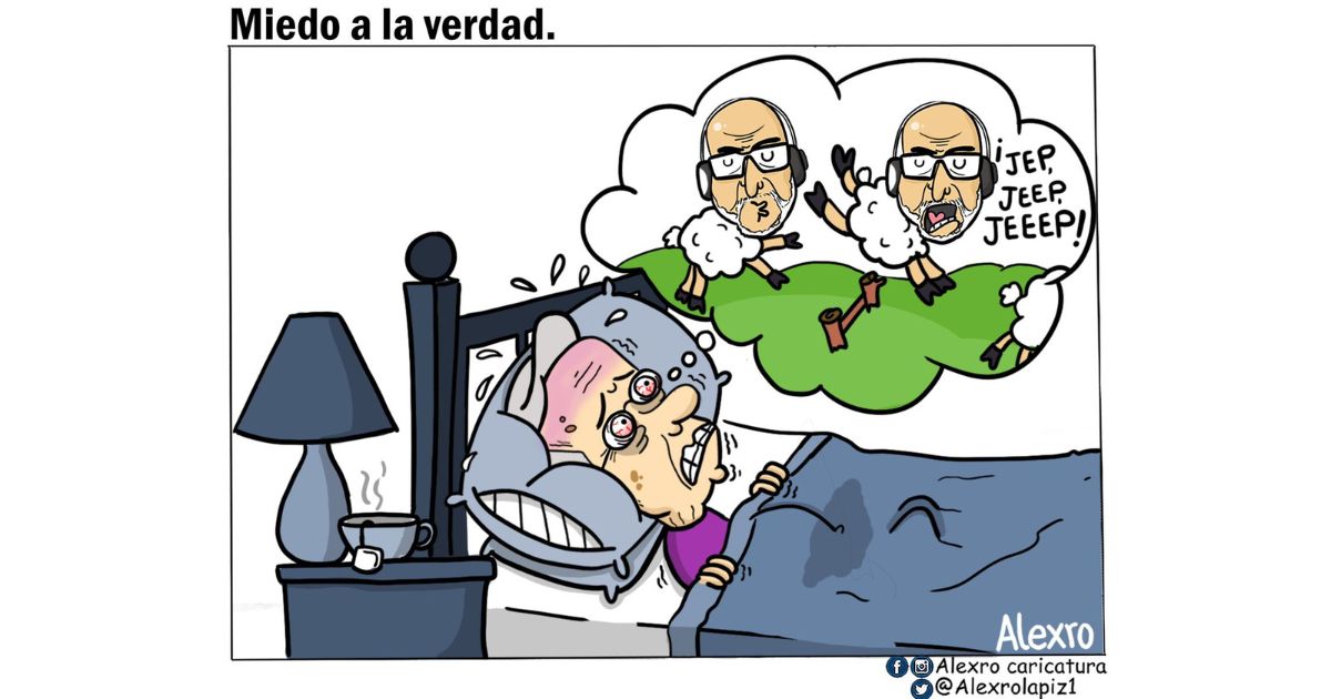 Caricatura: Miedo a la verdad