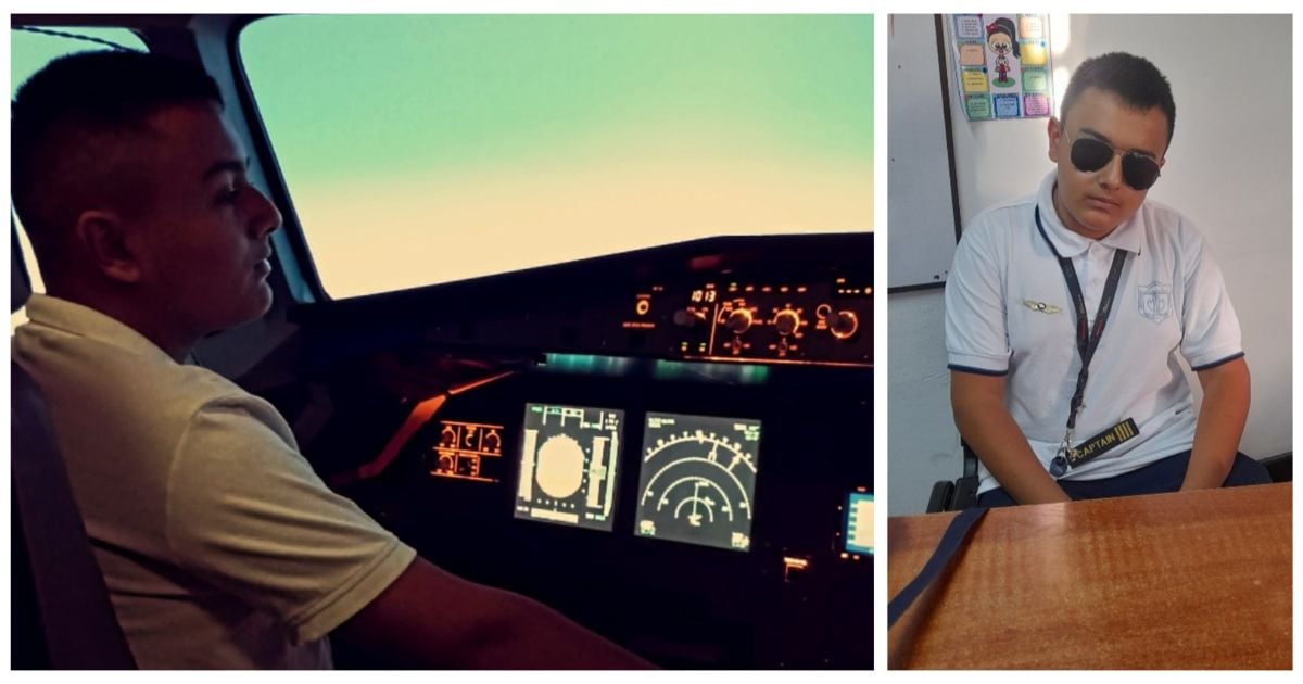 El bachiller antioqueño de 15 años que es piloto comercial de avión