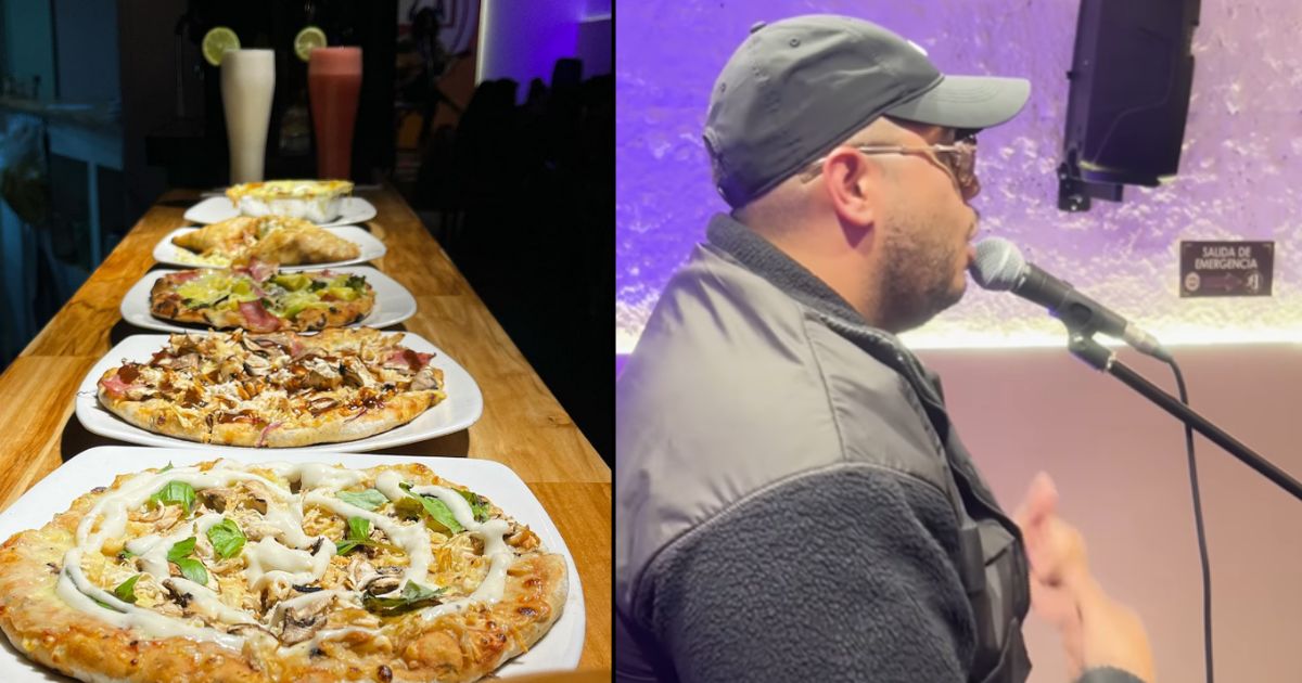 El lugar en Bogotá dónde puede cantar karaoke y comerse una pizza recién salida del horno