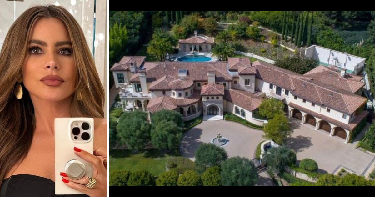 La lujosa casa de US$ 26 millones que Sofía Vergara tiene en Los Ángeles; parece un castillo