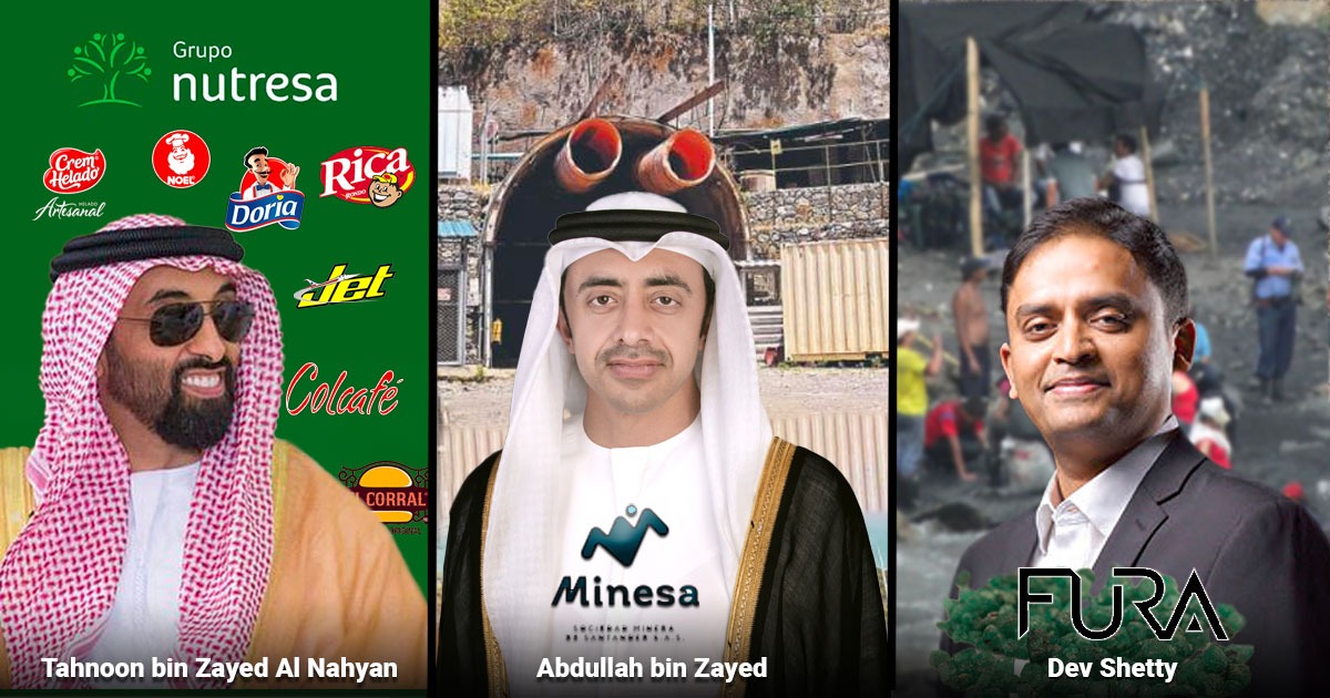 Oro, esmeraldas y comida con Nutresa: tres negocios en Colombia de los jeques de Emiratos Árabes