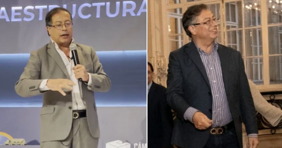 Las costosas correas Ferragamo que Gustavo Petro usa siempre; cuestan más que un salario mínimo