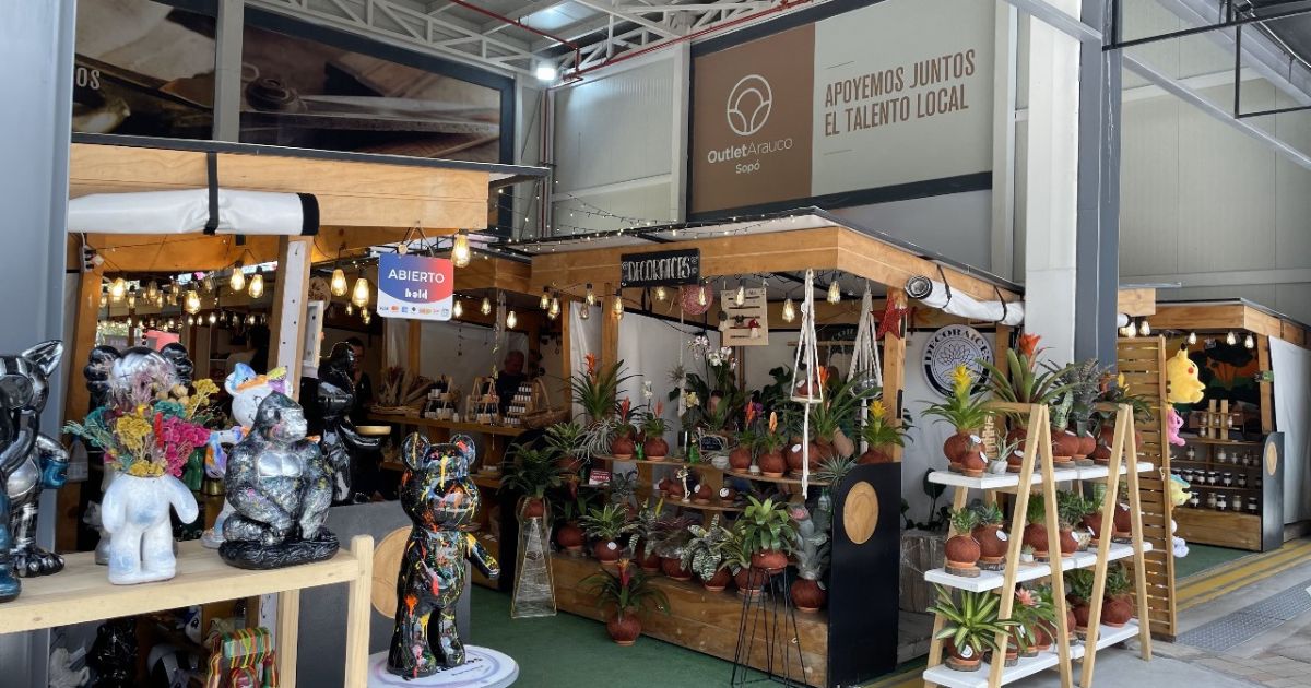 Las ideas de negocio presentes en el mercado de emprendedores del Outlet Arauco Sopó