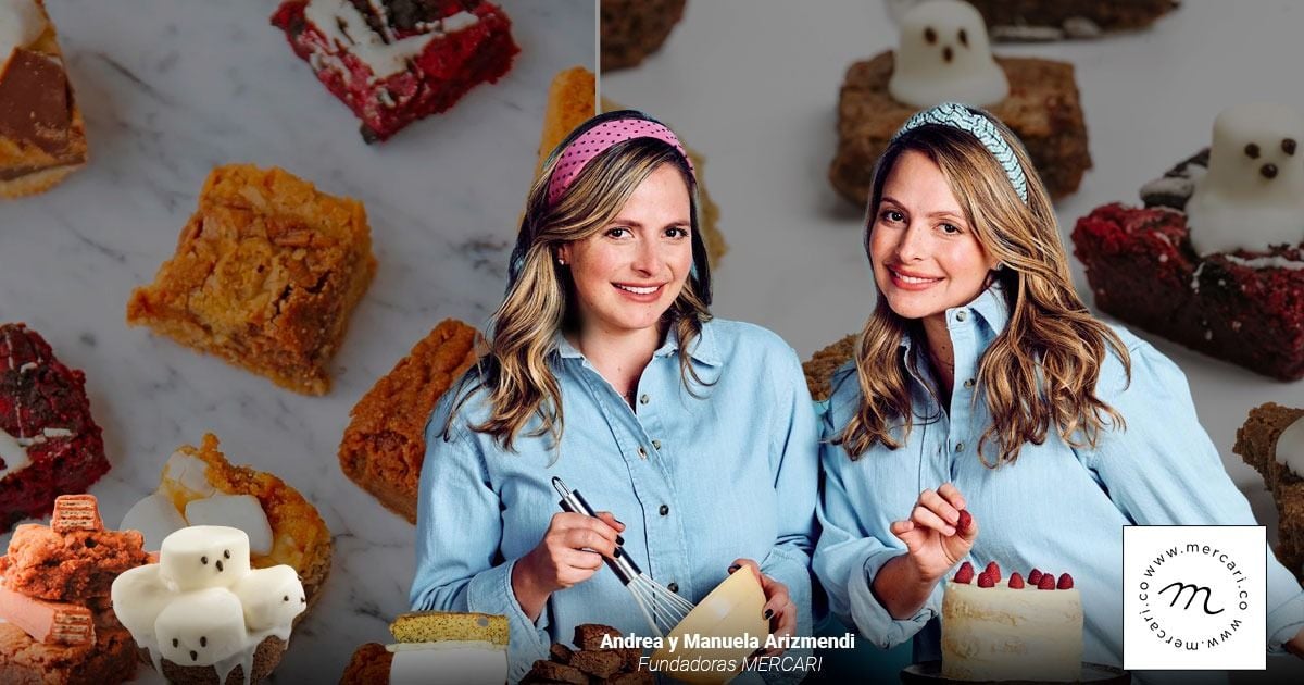 Las gemelas hijas de Darío Arizmendi que se inventaron Mercari, los brownies que están en todo lado