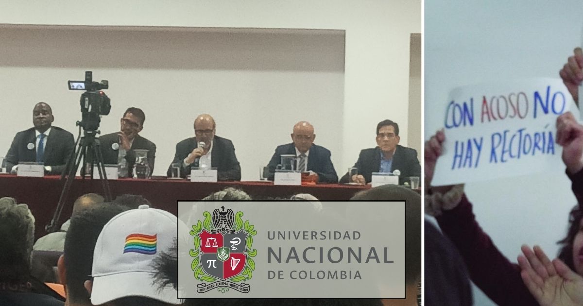 Denuncias por acoso sexual buscan sacar de la carrera por la Rectoría de la U Nacional a Moisés Cetré