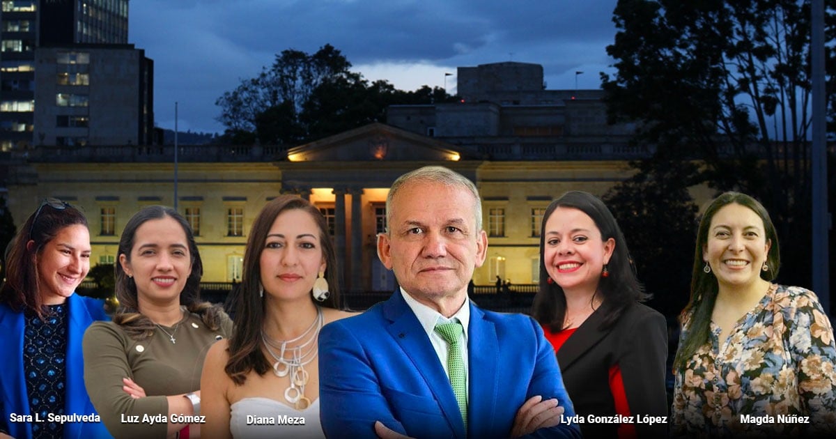 Las 5 mujeres de los Verdes que rodean al poderoso director de la oficina de Presidencia