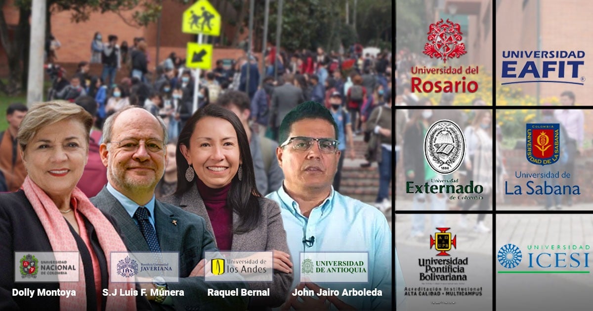 Quiénes llevan las riendas en las 10 mejores universidades de Colombia