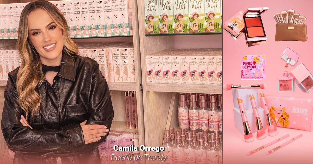 Trendy, la marca de maquillaje que se inventó una colombiana de 28 años y le compite a Yanbal y Ésika