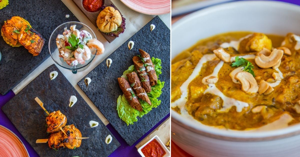 El restaurante para comer típica comida india preparada por un experto; se sentirá en Nueva Delhi