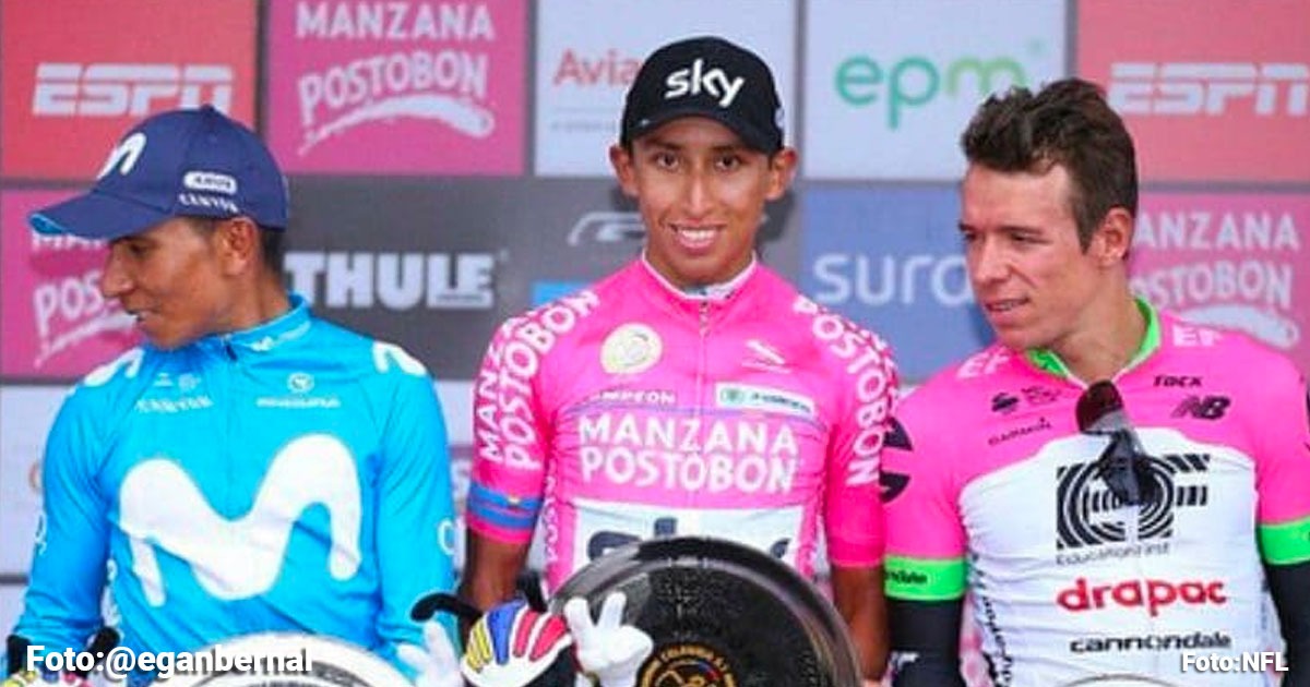 La edición del Tour Colombia que tuvo en el podio a Egan, Nairo y Rigo; puro derroche de talento