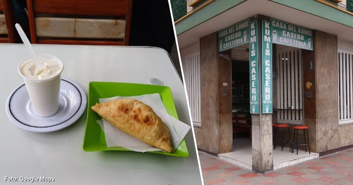 El famoso local de Paloquemao en donde se vende el mejor kumis casero de Bogotá por $3.700