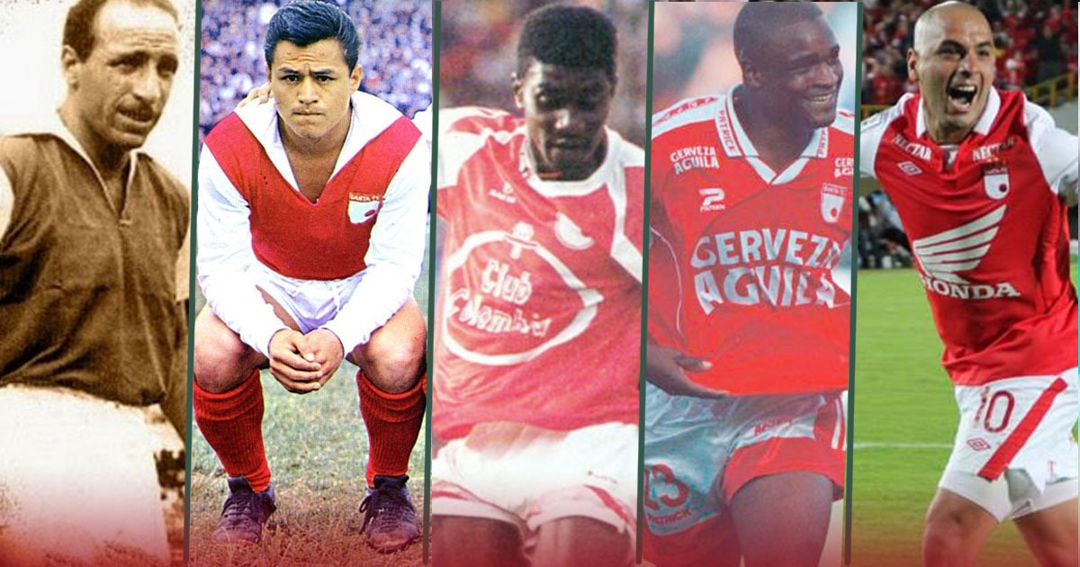 Estos son los 5 mejores jugadores en la historia de Santa Fe según la IA; 83 años de leyendas