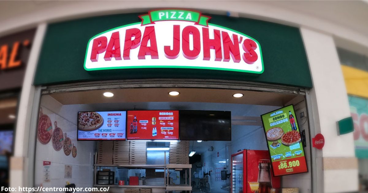 ¿Cuánto vale abrir una franquicia de Papa John's en Colombia?