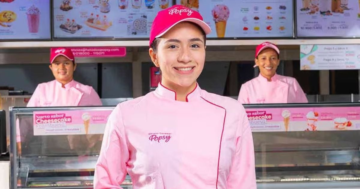 Popsy, la famosa heladería colombiana, está buscando trabajadores y no es necesario ser profesional