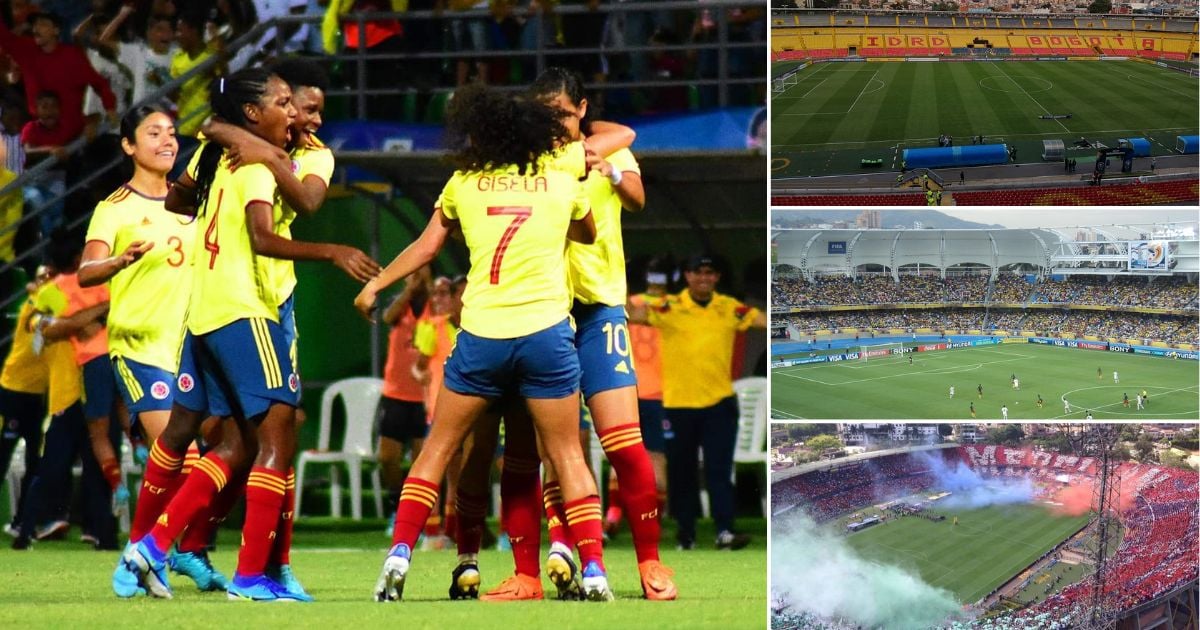 Confirmadas las sedes del Mundial Femenino Sub-20 en Colombia; habrá partidos en las ciudades más caras