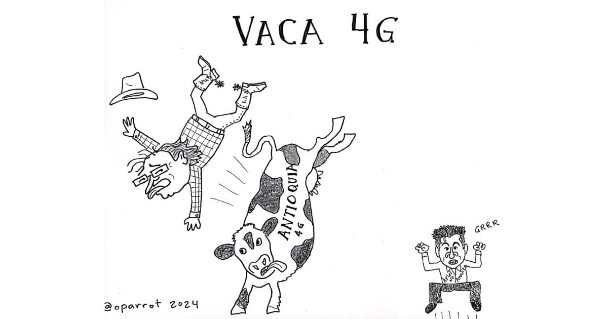 Caricatura: Vaca 4G