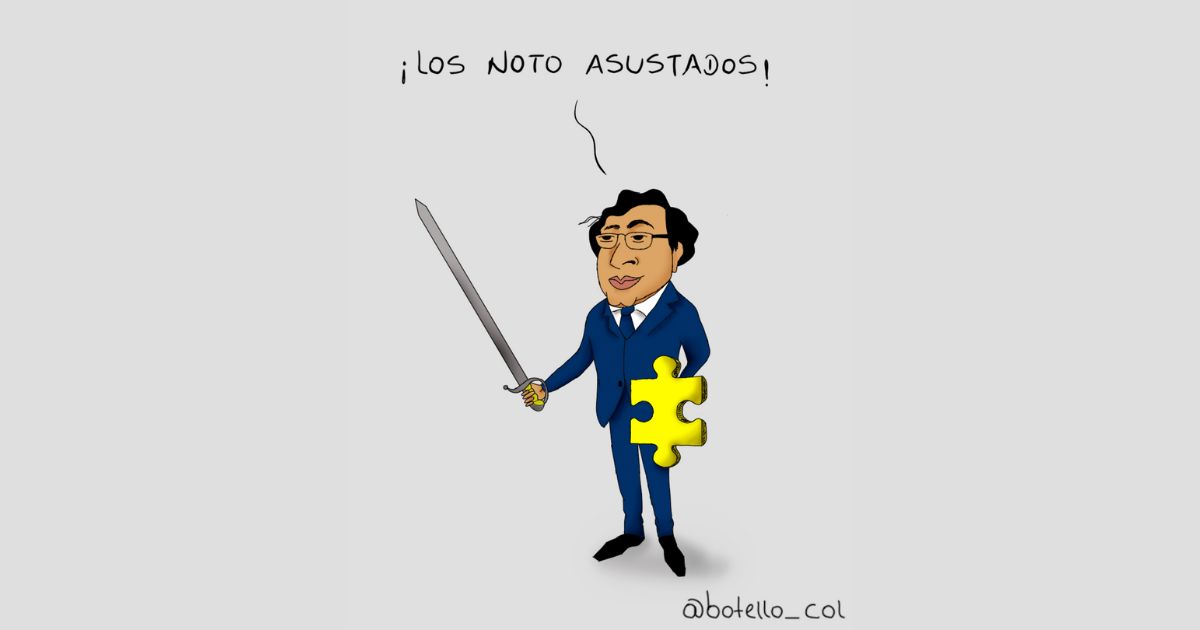 Caricatura: ¡Los noto asustados!