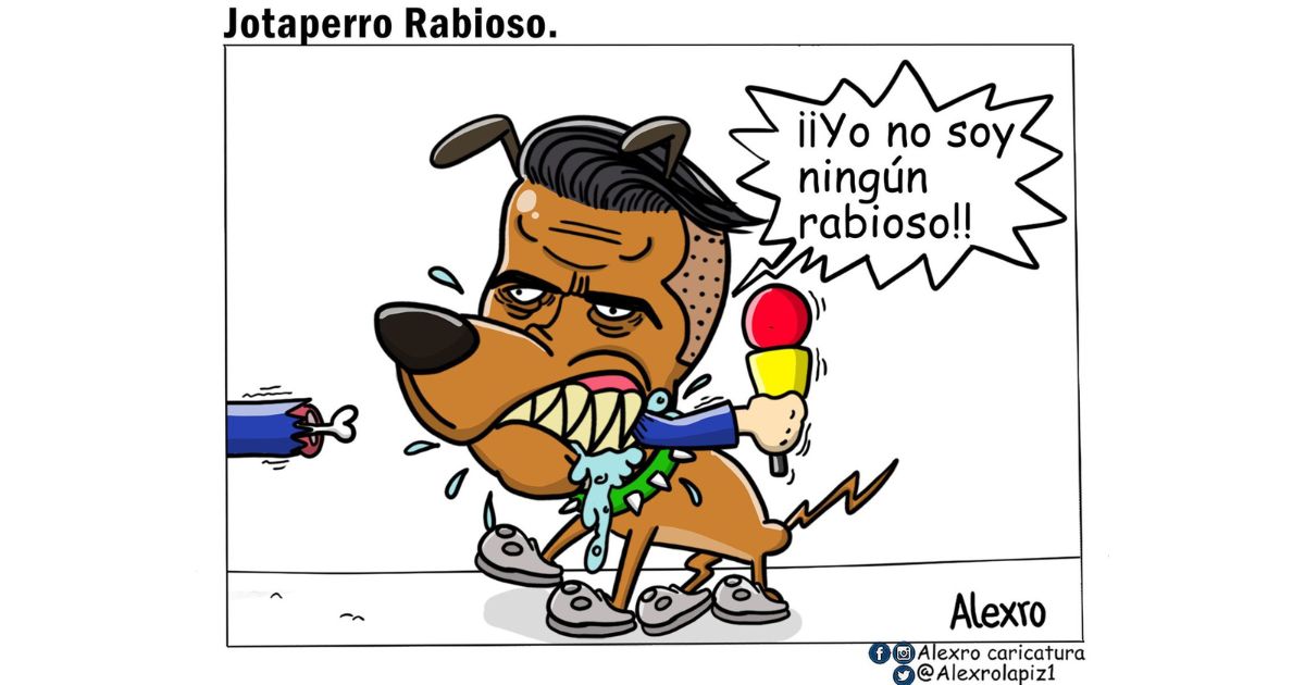 Caricatura: Jotaperro rabioso