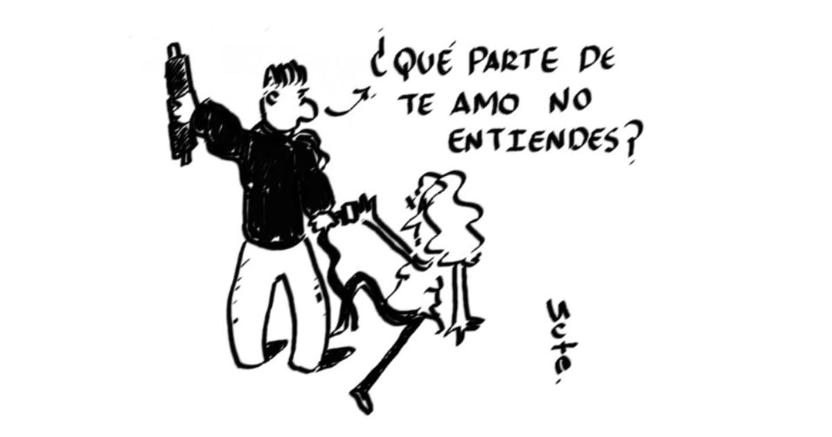 Caricatura: El machismo mata