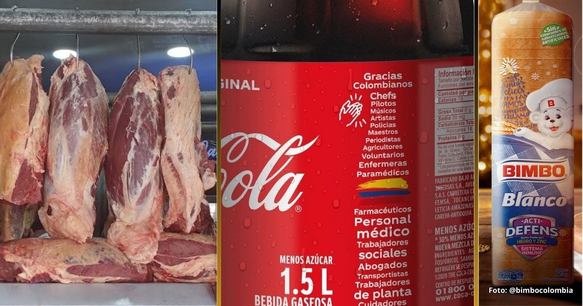 ¿Cuánto vale un kilo de carne, una coca cola y otros productos en Colombia comparado con otros países?