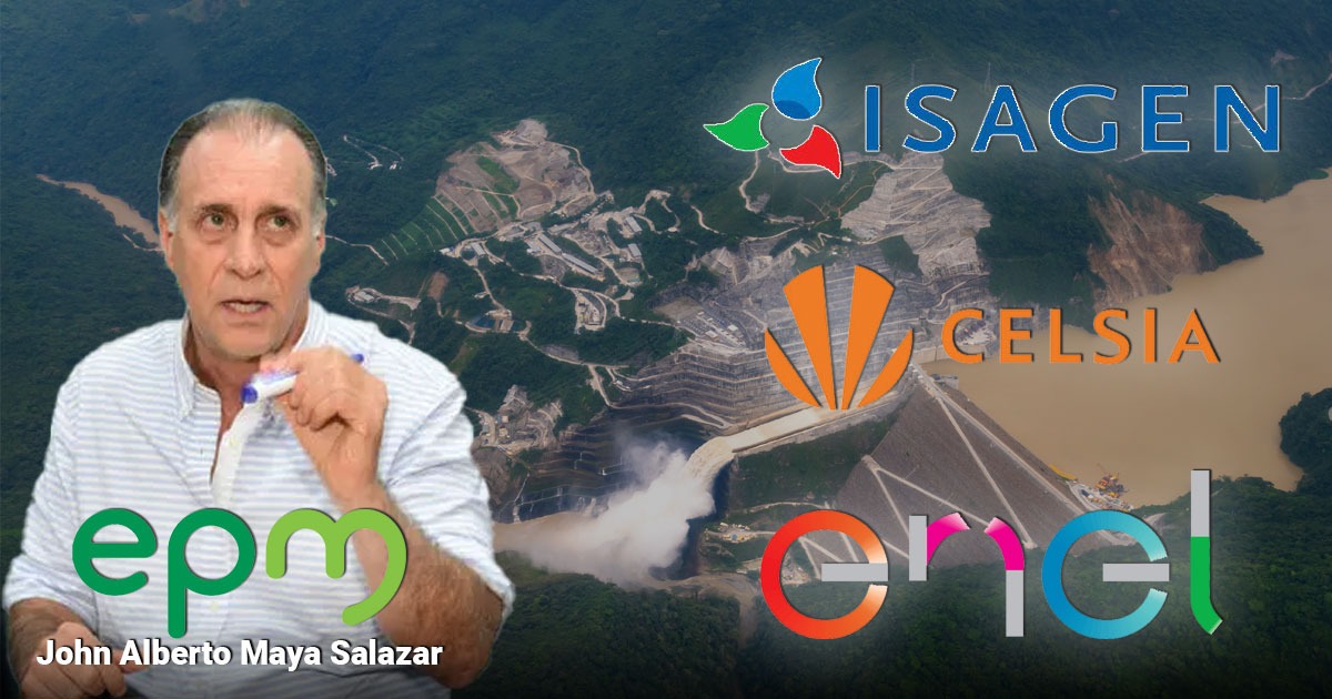 ¿De quiénes son 88 de las hidroeléctricas que producen el 70% de la energía de Colombia?