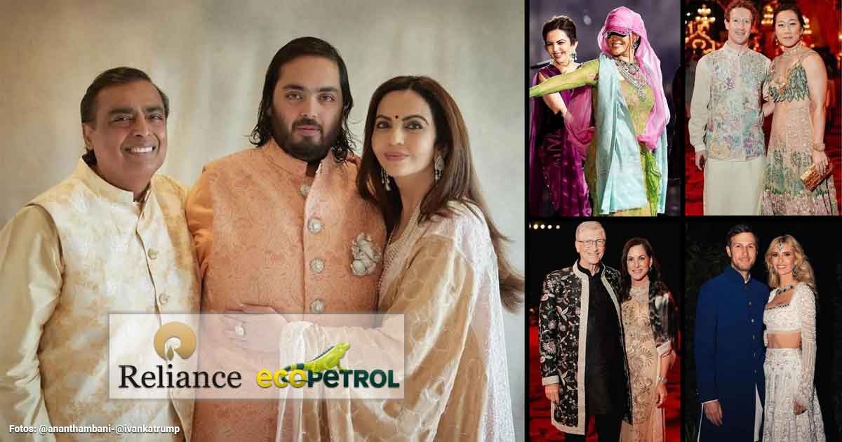 El billonario de la India que hace negocios con Ecopetrol y su fiesta con los ricos del mundo