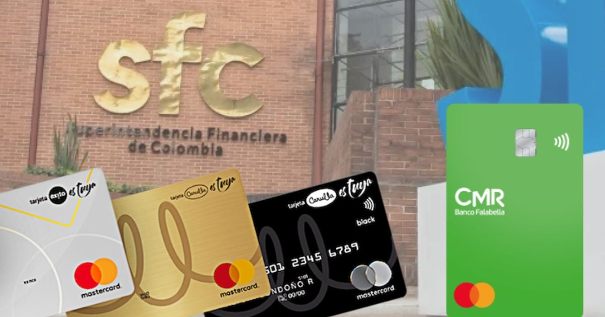 Dos almacenes, Falabella y el Éxito son los que cobran más intereses con sus tarjetas de crédito