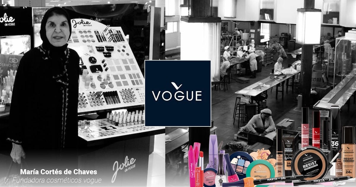 Vogue, la famosa marca de cosméticos que empezó en un pequeño laboratorio de Bogotá