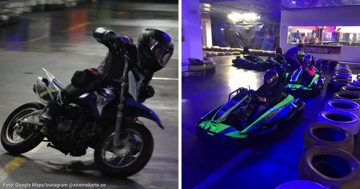 El centro comercial de Bogotá donde pude correr como un piloto en karts y motos desde $30 mil