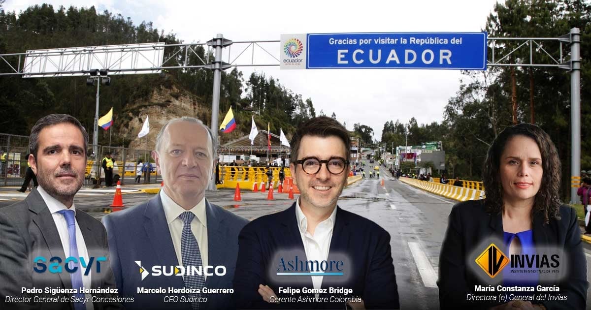 Ingleses, españoles y ecuatorianos reciben el dinero en los peajes en las fronteras de Colombia