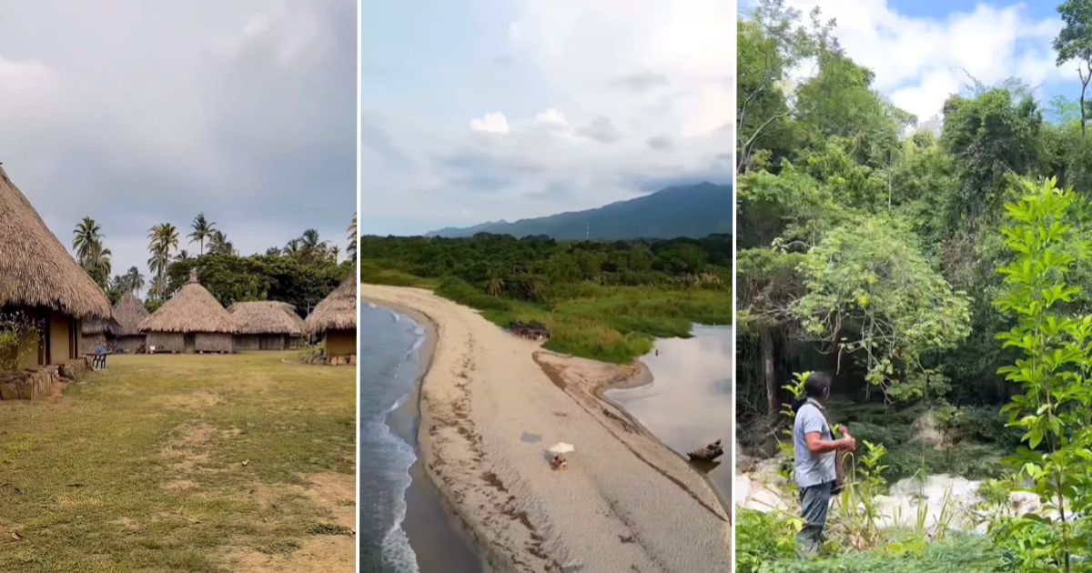 El pueblo colombiano de ruinas Tyronas que casi nadie conoce y es un paraíso