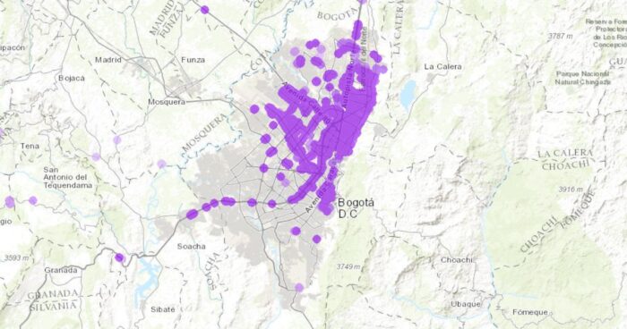 Localidades de Bogotá con 5G 