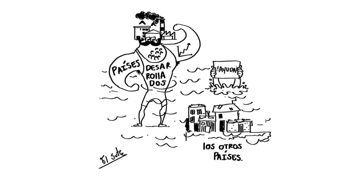 Caricatura: Los países desarrollados